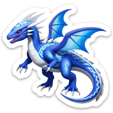 Lugia-Kyogre-Salandit-Reshiram-Latios-fusion-creature (full body) sticker