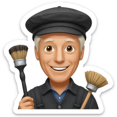 Dick Van Dyke chimney sweep  for discord  sticker