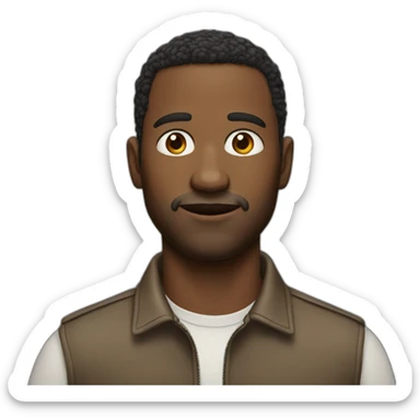 a real man that does not look like an emoji at all but is very realistic sticker