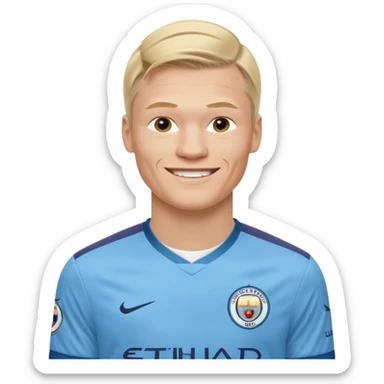 Erling Haaland Manchester City sticker