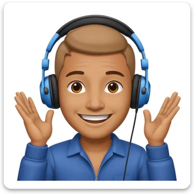 enthusiastic music producer  sticker