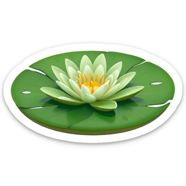 Lily pad only sticker