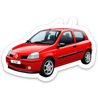 Renault Clio 16s  sticker