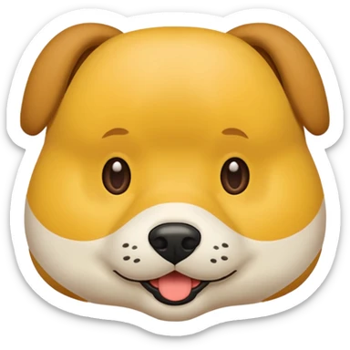 CHIEN QUI JAPPE sticker