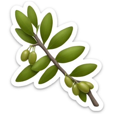Olive branch sticker