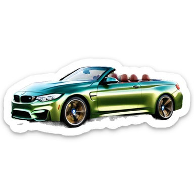 BMW m4 cabriolet  sticker