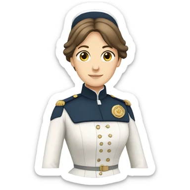 florence nightingale in uniform sticker