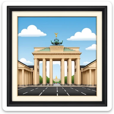 brandenburg gate sticker