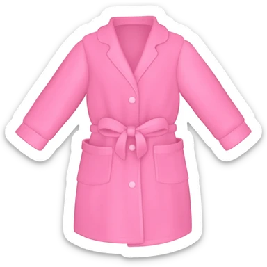 Baby pink robe sticker