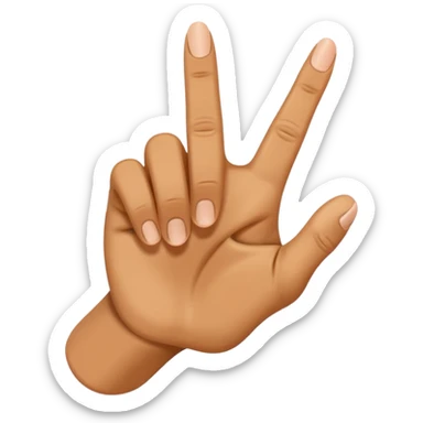 Toes flipping a middle finger sticker