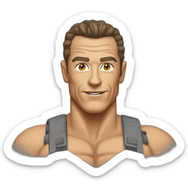Jean Claude Van Damme sticker