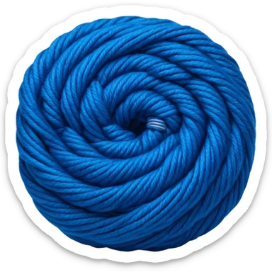 one color ball of yarn sticker