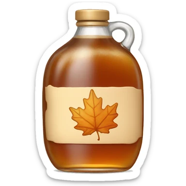 maple syrup sticker