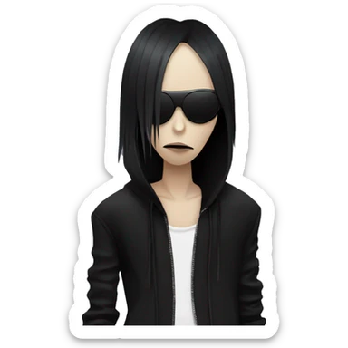 fashion goth rick owens sticker