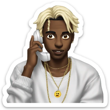 Playboi Carti on a Phone Call sticker