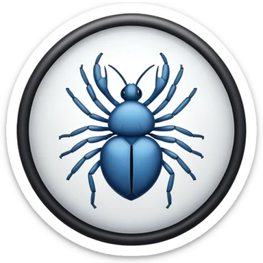 Round tick sticker