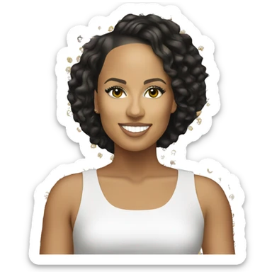 Alicia keys sticker