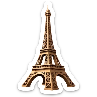 create a n emoji of tour eiffel sticker