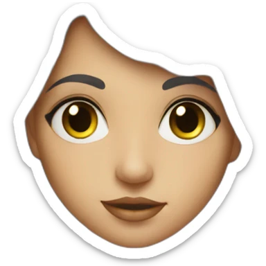 Girl with the kaleidoscope eyes sticker