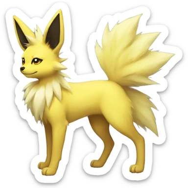 Jolteon-Umbreon full body sticker