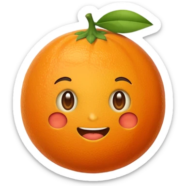 Guaxinim laranja sticker