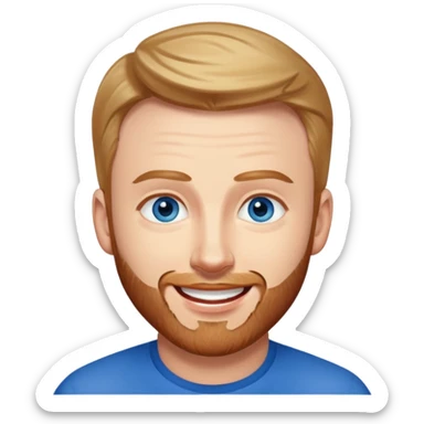 Chris Evans with blue eyes sticker