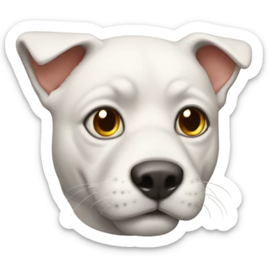 Mitad perro mitad gato sticker