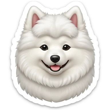 Samoyed dog sticker