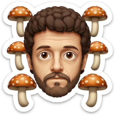 terence mckenna psilocybin sticker