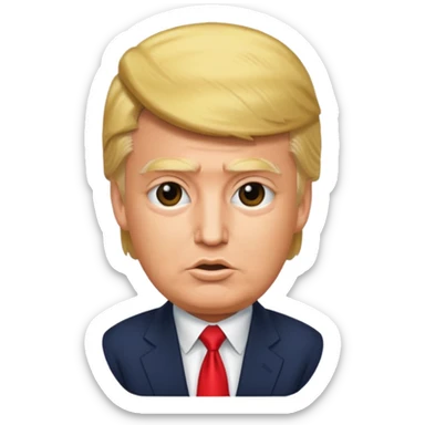 21 year old donald trump sticker