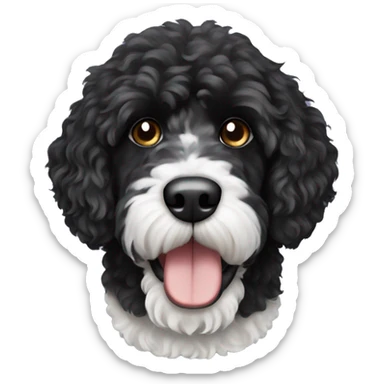 Portuguese water dog  sticker