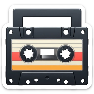 casette tape sticker