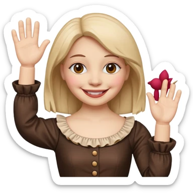 Icon for Puppet Theater: a girl puppet body with puppet face sticker