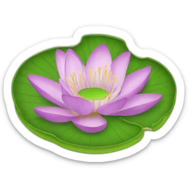 lilypad sticker