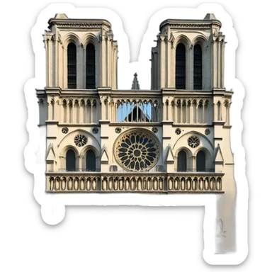 Cathédrale Notre-Dame-de-Paris sticker