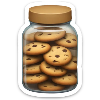 jar full of cookies sticker