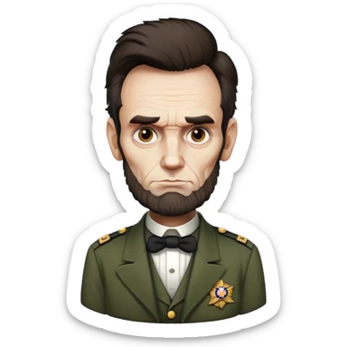Abraham Lincoln as a member of the IRA sticker