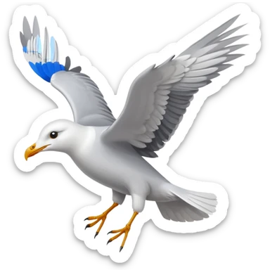 Seagull
Apple emoji style. sticker