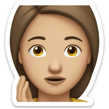 Brown haired version of this emoji 🤦🏻‍♀️ sticker
