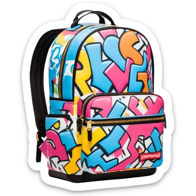 sprayground book bag sticker