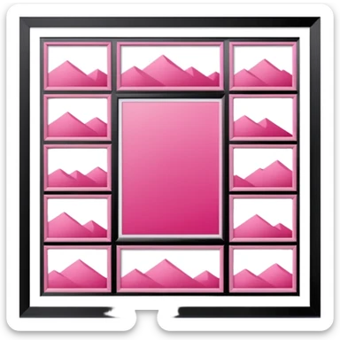 pink photo gallery sticker