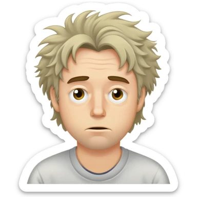 Mike Kennedy-Gill at work hungover sticker