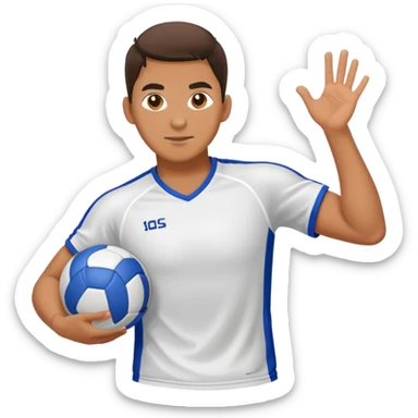 Handballplayer sticker