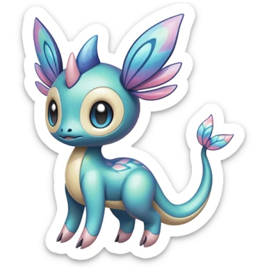Meloetta-Trico-Cresselia-Palkia-Stitch-Fakémon-creature-hybrid sticker