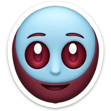  dark burgandy and light blue colour instead   sticker