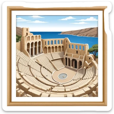 Cinematic Realistic Odeon of Herodes Atticus Emoji sticker
