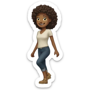 Abbe_stomping sticker