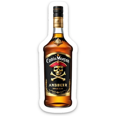 Bouteille de Captain Morgan, 1 l sticker