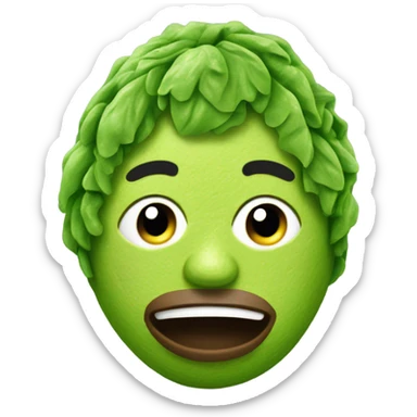 guacamole person sticker