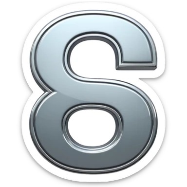 Create a custom emoji badge featuring a stylized, glossy letter “S”. Make it look like an enhanced, upgraded version of the Challenger-style badge, with brighter glow, more intricate details, and more premium effects.
 sticker